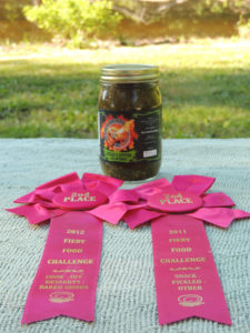 Bread & Butter Jalapenos with awards
